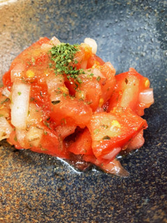 付け合わせのサラダ トマト-レシピのメイン写真