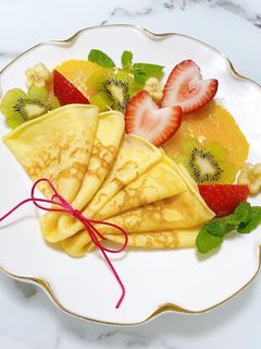 フルーツたっぷり♡花束クレープ-レシピのメイン写真