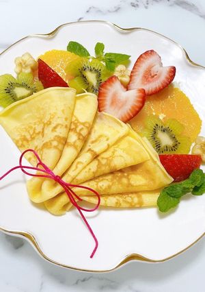 フルーツたっぷり♡花束クレープ-レシピのメイン写真