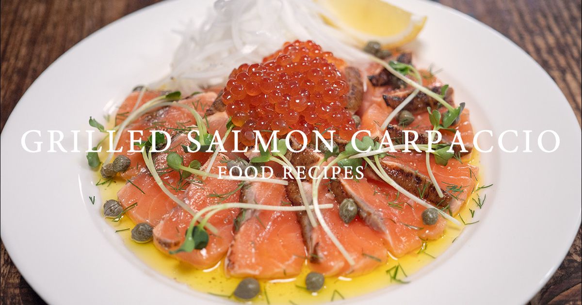 炙りサーモンのカルパッチョ by フードレシピ 【クックパッド】 簡単