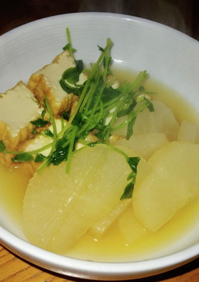 簡単☆厚揚げと大根の白だし煮-レシピのメイン写真