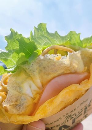 オムそばパタパタサンド-レシピのメイン写真