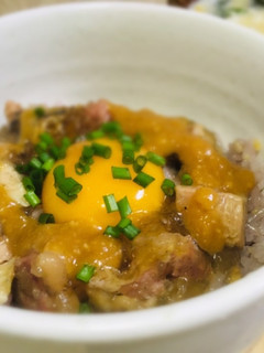 親子丼風TKG!焼き鳥の缶詰で卵かけご飯-レシピのメイン写真