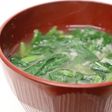 朝昼夕♪美味♪ほうれん草と蓮根の汁もの