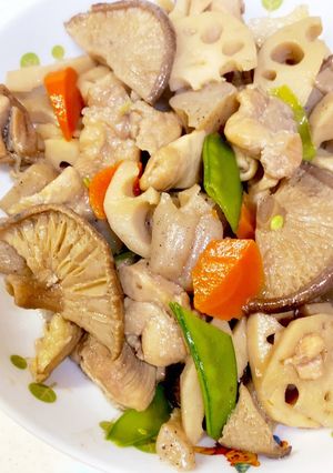 フライパンで簡単に筑前煮-レシピのメイン写真