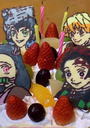 鬼滅の刃　チョコプレート☆-レシピのメイン写真