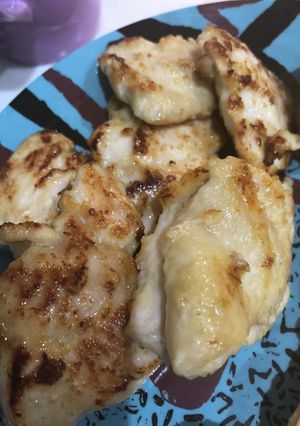 鶏胸肉の梅マヨ焼き-レシピのメイン写真