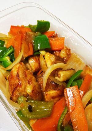 鶏もも肉と彩り野菜の甘酢あん-レシピのメイン写真