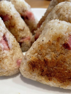ステーキしょうゆで焼きおにぎり-レシピのメイン写真