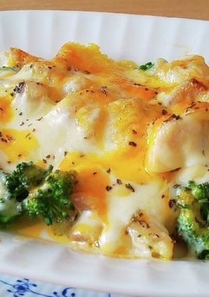 コーンスープの素で決まるバケットグラタン-レシピのメイン写真