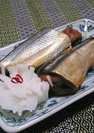 秋刀魚の梅煮-レシピのメイン写真