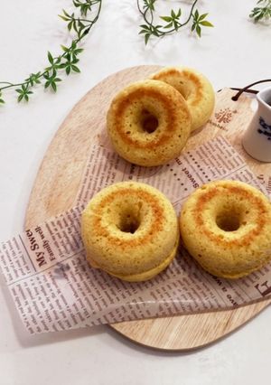 簡単&ヘルシー!HMでお豆腐焼きドーナツ-レシピのメイン写真