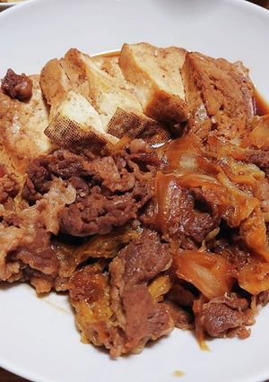 牛肉と白菜のすき煮-レシピのメイン写真