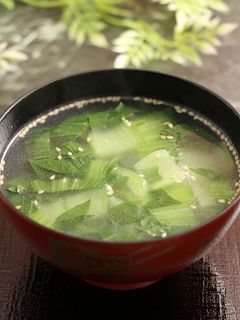 簡単!青梗菜の中華スープ-レシピのメイン写真