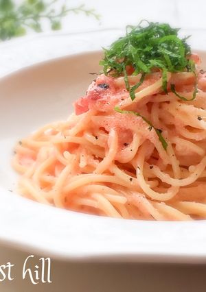 まな板要らず・たらこのクリームパスタ-レシピのメイン写真