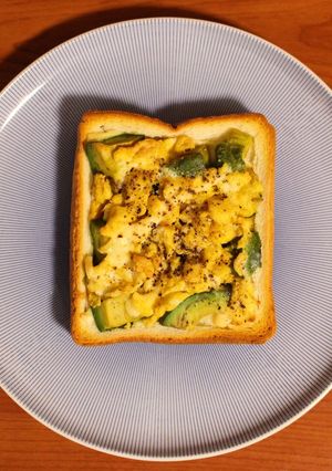 冷凍作りおき☆アボカドエグチートースト-レシピのメイン写真