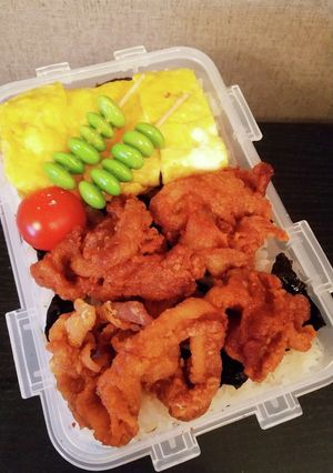 お弁当(2/24)豚肉の唐揚げ-レシピのメイン写真