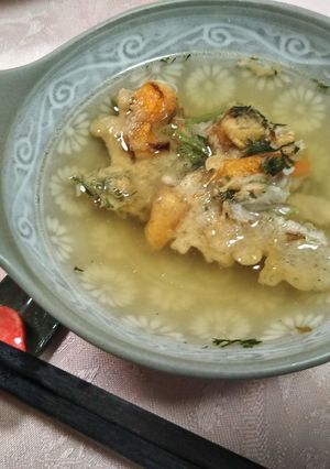 人参とゆで卵のかき揚げ-レシピのメイン写真