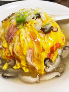 節約ママ必見!カニカマでお手軽天津飯-レシピのメイン写真