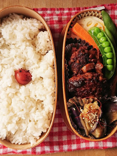 お弁当★卵不要★ダイエット茸ハンバーグ-レシピのメイン写真