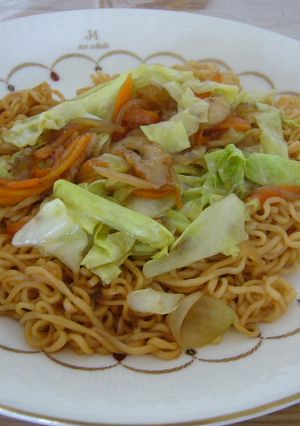 なんちゃって焼きそば？ラーメン！-レシピのメイン写真