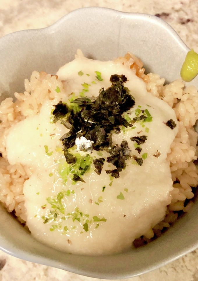 おでんの残りつゆで茶飯麦とろろごはん-レシピのメイン写真