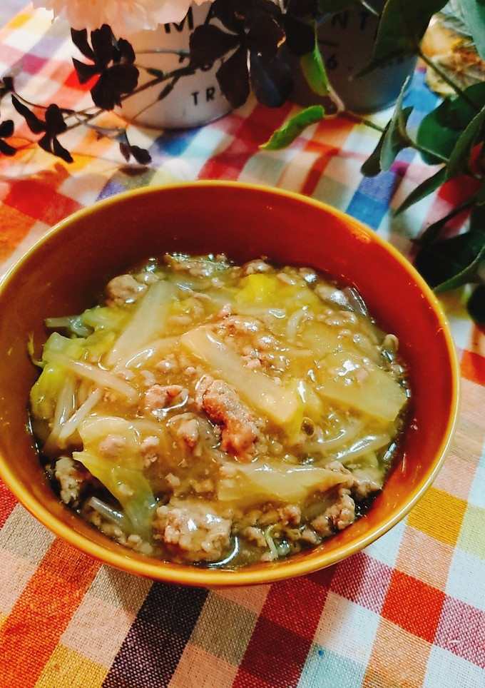 白菜とひき肉のとろとろ煮-レシピのメイン写真