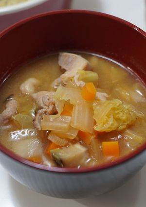 具だくさん減塩みそ汁-レシピのメイン写真