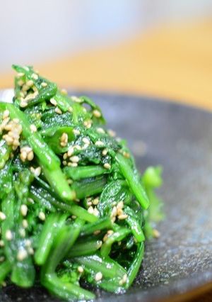 冬の旬菜を使ったきくなのナムルのレシピ★-レシピのメイン写真