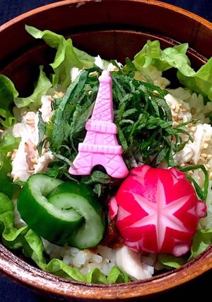 如月24 鶏ハムご飯-レシピのメイン写真