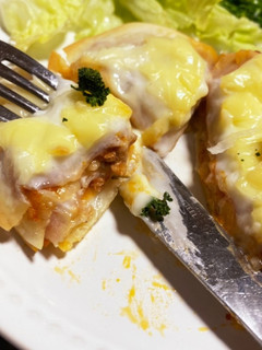 ギョーザの皮でミルフィーユオーブン焼き-レシピのメイン写真