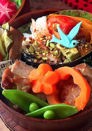 如月24　チキンポテト弁当-レシピのメイン写真