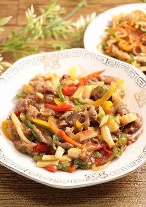 レンジで簡単！青椒肉絲☆プルコギリメイク-レシピのメイン写真