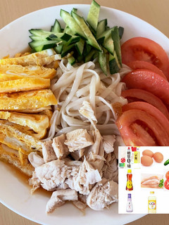 タレから!ヘルシー◎糖質0麺冷やし中華-レシピのメイン写真