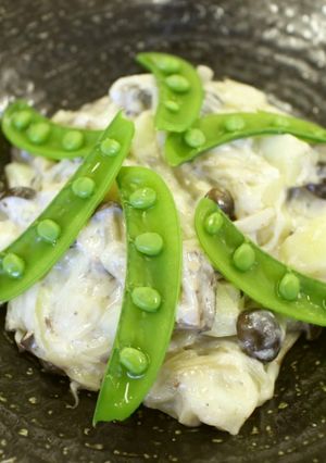さば缶　春のクリーム煮-レシピのメイン写真