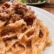 挽肉のラグーのパスタ(本気のボロネーゼ)