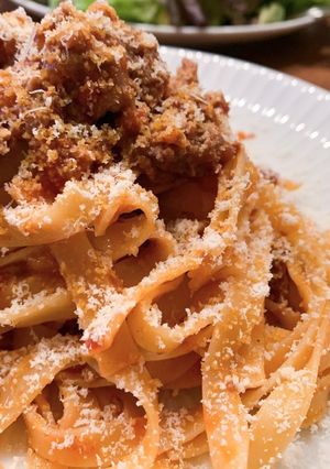 挽肉のラグーのパスタ（本気のボロネーゼ）-レシピのメイン写真