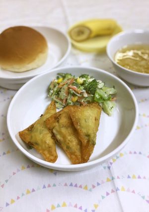 ツナとポテトのワンタン揚げ-レシピのメイン写真