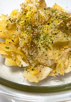青海苔とニンニク香るキャベツナムル-レシピのメイン写真