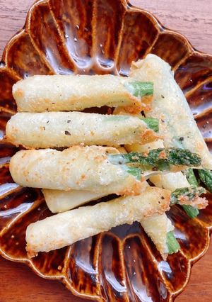 アスパラとチーズのスティックフライ-レシピのメイン写真
