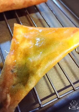 紫蘇とチーズとカニカマのおつまみ春巻き-レシピのメイン写真