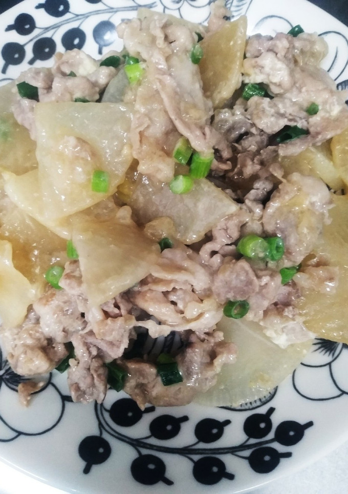 簡単に♪豚肉と大根のマヨ炒め♪-レシピのメイン写真