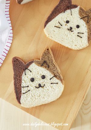 みけねこ食パン-レシピのメイン写真