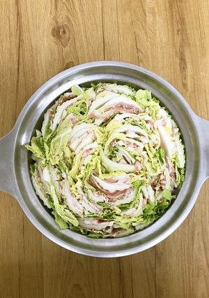 料理酒で★白菜と豚肉のミルフィーユ鍋-レシピのメイン写真