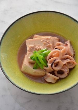 甘酒イカ豆腐-レシピのメイン写真