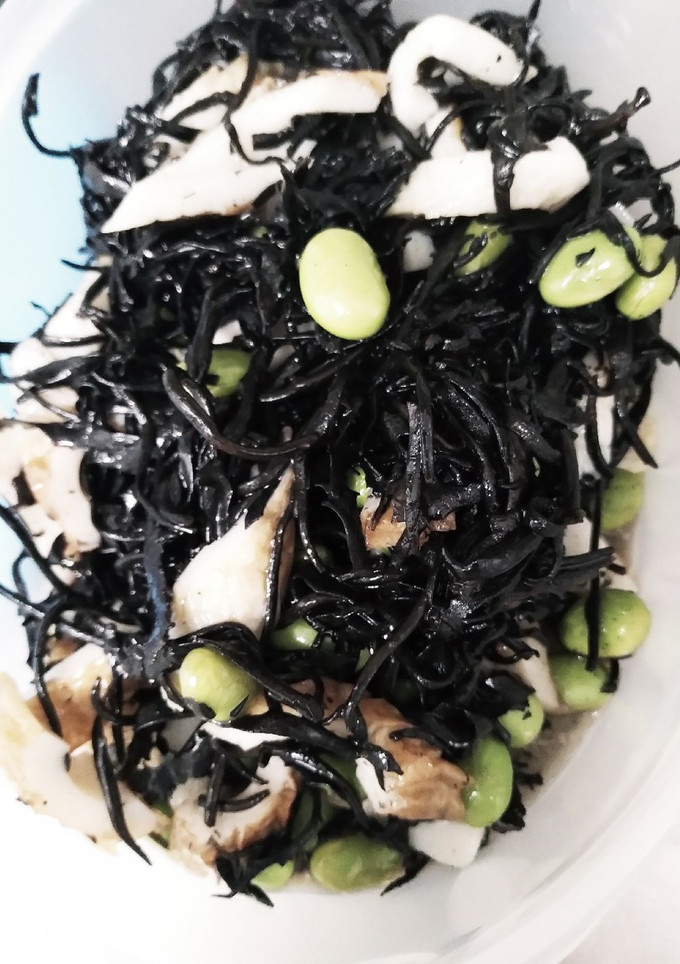 簡単に♪ひじきとちくわのめんつゆ和え-レシピのメイン写真