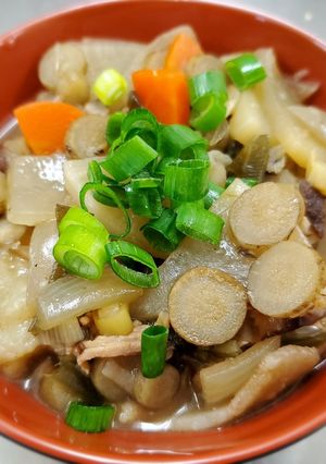 食材のうま味たっぷり具沢山すいとん-レシピのメイン写真