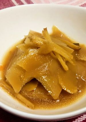 大根の皮の田舎煮。。☆☆-レシピのメイン写真