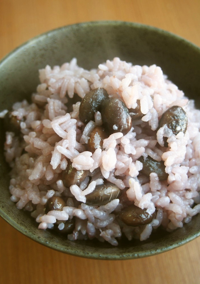 炊飯器で簡単！黒豆ご飯♪黒豆が甘く美味♪-レシピのメイン写真