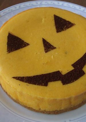 ハロウィン仕様かぼちゃのチーズケーキ-レシピのメイン写真
